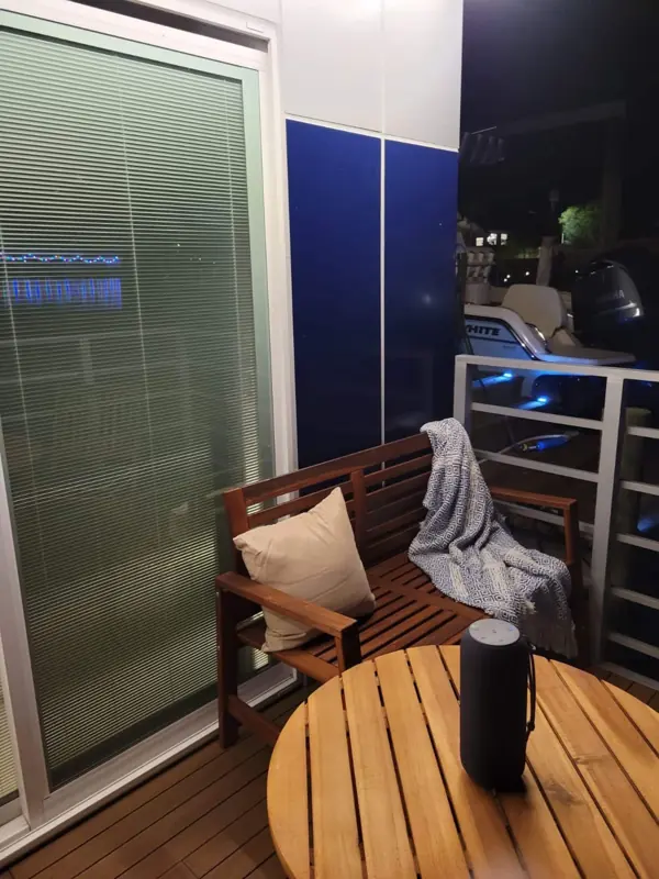 Casa Azul houseboat Key West &ndash; evening on the patio